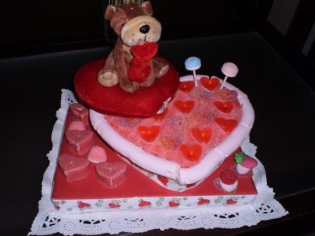 Tarta Chuches San Valentin